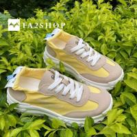 ราคา FA2SHOP รุ่น CM104 รองเท้าแฟชั่นผ้าใบส้นตึก (24362374218)
