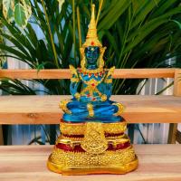 ราคา [nachariti]พระแก้วมณีโชติ สีน้ำเงิน หน้าตัก5นิ้ว บูชาแล้วเปรียบเสมือนแก้วมณีรัตนะที่สามารถขอพรได้เหมือนแก้วสารพัดนึก (19977516425)