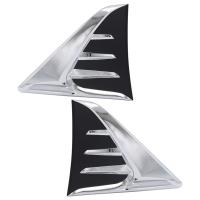 ราคา เสริมแก้มข้างประตูหน้า ซ้าย+ขวา โครเมียม Side Vent Simulator Fitt สำหรับ โตโยต้า Toyota Fortuner ปี 2016 - 2019 (4733701567)