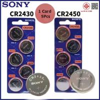 ราคา Sony CR2430 / CR2450 3V แบตเตอรี่เซลล์ปุ่มลิเธียม (29182339640)