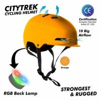 ราคา Singletrek1 CityTrek Lamp Rainbow StandardErope HSB หมวกกันน็อคจักรยานสีส้ม (28165144214)