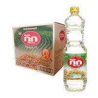 ราคา น้ำมันถั่วเหลือง 100% ตรา กุ๊ก COOK ปริมาตรสุทธิ 1 ลิตร x 12 ขวด (ยกลัง) (7893794219)