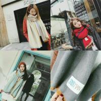 ราคา KOKLO.CO ผ้าพันคอไหมพรมวูล (1271961345)