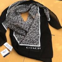 ราคา พร้อมส่ง Coachแท้ SIGNATURE CHAIN OVERSIZED SQUARE SCARF (COACH F39417) (2045093085)