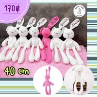 ราคา ตุ๊กตากระต่าย ตุ๊กตาปักชื่อ ตุ๊กตากระต่ายเน่า รุ่นสีล้วน (19331152716)