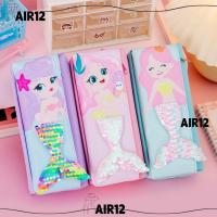 ราคา กระเป๋าใส่ปากกา อากาศ12 ดินสอกันน้ําสองชั้น คุณภาพสูงความจุขนาดใหญ่นางเงือกปลาหางกล่องปากกาเด็กหญิงเด็กชาย (41750834911)