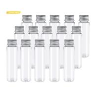 ราคา yves_service15 ชิ้น 110 มิลลิลิตรหลอดทดลองพลาสติก,หลอดทดสอบแบนใส,หลอดทดลองพลาสติกพร้อมฝาเกลียวสําหรับลูกอม,ถั่ว,ตกแต่ง (28570317521)