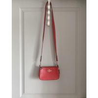 ราคา กระเป๋า Coach แท้ หนังสีแดง มือสอง (20029736087)