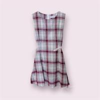 ราคา [ส่งต่อ] ชุดเดรสลายสก็อต ผูกโบว์ที่เอว (สีเลือดหมู) (22241241663)