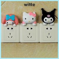 ราคา สติ๊กเกอร์สวิตช์ WITTE, สติ๊กเกอร์สวิตช์ไฟตกแต่งห้องการ์ตูน, Creative Sanrio Hello Kitty ของขวัญผนังฝาครอบซ็อกเก็ตสติกเกอร์ตกแต่ง (46504642552)