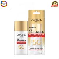 ราคา ✅ L'Oreal Paris UV Defender Invisible Resist 50ml ลอรีอัล ปารีส ยูวี ดีเฟนเดอร์ อินวิซิเบิ้ล รีซิส 50มล ครีมกันแดด (18462301452)