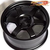 ราคา ล้อแม็กใหม่ TE37 4รู100 ET35 ดำด้าน,กันเมทาลิก 7-15นิ้ว (ราคา4วง) (26810914531)