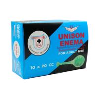 ราคา Unison Enema ยาสวนทวารยูนีซัน สำหรับผู้ใหญ่ 20 cc (10 ชิ้น/ 1 กล่อง) (21951593674)
