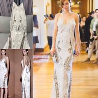 ราคา Vatanika evening gown ป้ายpeony size M (17728515270)