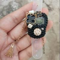 ราคา SWAROVSKI แหวนลูกปัดอธิษฐานดิจิตอลสวารอฟสกี้สีดําหรูหราประดับด้วยอัญมณีสวยงาม หรูหรา โดยของที่ระลึก Hajj Dhikr (18360262550)