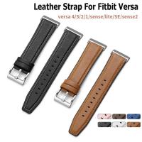 ราคา สายนาฬิกาสําหรับ Fitbit Versa 4 3 Sense 2 สมาร์ทวอท์ชซิลิโคนสร้อยข้อมือหนังสําหรับ Fitbit Versa 2 Lite SE อุปกรณ์เสริม (26122863960)