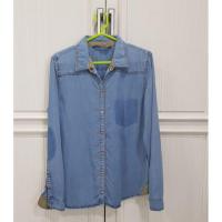 ราคา เสื้อเชิ้ตยีนส์ zara แท้ (มือสอง) (857484478)