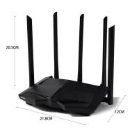 ราคา Tenda เร้าเตอร์ไวเลส รุ่น AC11 5เสาอากาศ 2.4G/5.0GHz Smart Dual Band AC1200 Wireless WiFi Router Wi-Fi Repeater (24671850379)