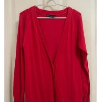 ราคา cardigan ยาว สีแดง งานป้าย zara คาร์ดิแกน เสื้อคลุม (29763904534)