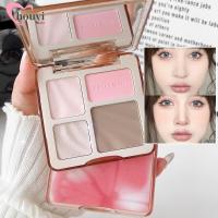 ราคา [ร้อน]4 สี Contour Powder Palette - Bronzer Shadow Powder Palette - Nose Shadow Makeup Palette - Face Contour Enhancer - Matte Glitter Palette - Highlighter Blusher Cosmetic (43850284901)