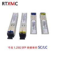 ราคา 20KMSFP Gigabit Module Gigabit SFP Single Mode Single Fiber Optic Module 1.25 GSFP Optical Module SC/LC (50401487625)