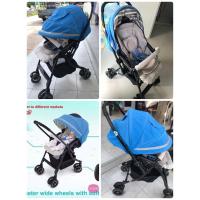 ราคา ✌มือสอง นำเข้าจากญี่ปุ่น รถเข็นสองทาง Combi Mechacal Handy 4 Cas สีฟ้า สวย โครงมีรอยตามการการใช้งาน (20994544487)