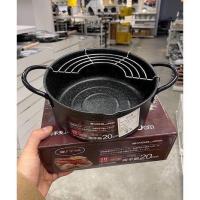 ราคา หม้อทอดสไตล์ญี่ปุ่น พร้อมตะแกรงพักอาหาร หม้อทอด (17786519646)