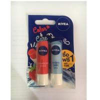 ราคา Nivea Color & Care lip ซื้อ 1 ฟรี 1 (1669891200)
