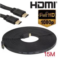 ราคา HDMI High Speed 1.5M 3M 5M 15M 1080p 3D VER 1.4 สายแบบอ่อนแบนยาว 1.5-15เมตร (Black) (8320961812)