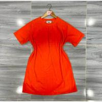 ราคา ส่งต่อเดรสสั้นผ้านวมขนสีส้มสด แต่งอักษรนูน ฟรีไซส์smlใส่ได้ งานป้าย Kkuu-tist shop ผ้าดี ทรง สี ตามภาพ (25151459878)