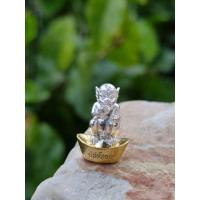 ราคา สี่หูห้าตา (เนื้อชุบ2 K)เทวดานำโชค รุ่นเงินไหลนอง ทองไหลมา ครูบาคำฝั้น (6462166421)