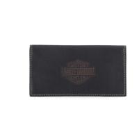 ราคา New Arrival Harley-Davidson Men's Laser Bar & Shield Rodeo Bi-Fold Leather Wallet - Black MWM065/08 (27538854186)