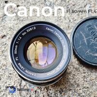 ราคา เลนส์มือหมุน Canon Lens FL 50mm f1.4(16) Standard Mount FL FD Excellent 80% (49900118747)