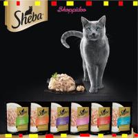 ราคา [12ซอง] Sheba ชีบ้าเพาซ์ 70กรัม อาหารแมว ซองเปียก ชีบ้า Sheba cat pouch (17183906162)