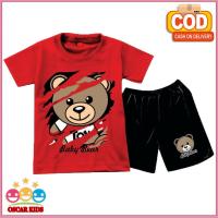 ราคา MOSCHINO ชุดเด็กผู้ชาย ที่รัก หมี เสื้อเด็กชายแขนสั้นกางเกงขาสั้นลายมอสชิโนะชุดนอนเด็กผู้ชาย (21871803484)