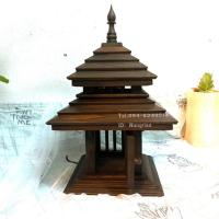 ราคา โคมไฟไม้สัก โคมไฟหัวเสา โคมไฟสนาม (งานไม้สักแท้) (9972984140)