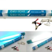 ราคา ชุดหลอดนีออน 18W DC 12V คีบแบตเตอรี่ ยาว 60cm. ไฟล่อแมลง แบล็คไลท์ , เดย์ไลท์ ไฟคีบแบตเตอรี่ ยี่ห้อ DAI-ICHI(ไดอิชิ) (19943517381)