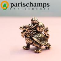 ราคา ท่ามกลาง รูปปั้นเต่ามังกร, งานฝีมือเครื่องประดับสัตว์ไม้เนื้อแข็ง, โชคดีโบราณทองแดงเต่ามังกรขนาดเล็กตกแต่งบ้าน (26475131903)