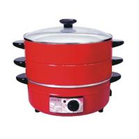 ราคา IMARFLEX กระทะไฟฟ้า 2 ชั้น รุ่น MP-18 กระทะไฟฟ้าความจุ 3 ลิตร ฝาแก้ว หม้อไฟฟ้า ต้ม ผัด แกง ทอด (7650379154)