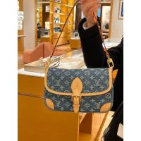 ราคา Louis Vuitton Sa Candy Lala กระเป๋าไดแอน ใหม่สไตล์ยีนส์สีฟ้า ขนาด 25cm หรูหราและสวยงาม (53254096746)