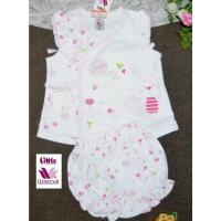 ราคา เสื้อผ้าเด็กอ่อนผูกหน้า Little wacoal Size 60(แรกเกิด-3เดือน) (22106895261)