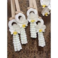 ราคา มาลัยบ่าวสาว รุ่นดอกกล้วยไม้ งานพรีออเดอร์ (8615919143)