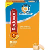 ราคา โอโซนแดง ® เม็ดฟู่วิตามินซีสามเม็ดรองรับภูมิคุ้มกันสังกะสีวิตามินดีและวิตามินซีอาหารเสริมรองรับภูมิคุ้มกันผู้ใหญ่ 45 เม็ดสีส้ม (51104017277)