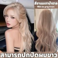 ราคา เหมาะกับหน้าสด ไอดอลย้อมผม สีย้อมผม ยาย้อมผม 100ml*2 สีผม โฟมเปลี่ยนสีผม กานิเย่ย้อมผม สีย้อมผมออแกนิก dcash loreal (18285176943)