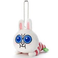 ราคา แท้ 100% จากญี่ปุ่น พวงกุญแจ ไลน์ LINE Character Anime Connie CO-03 Plush Doll Ball Chain (1798070627)