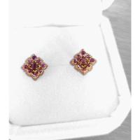 ราคา ต่างหูพลอยทับทิม ต่างหูดอกพิกุล ยกช่อ พลอยทับทิมสยาม ทองแท้ 9K เครื่องประดับ พลอยทับทิม เหมาะใส่ในประจำวันใส่ได้ทุกวัน (23441730644)