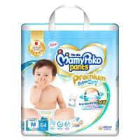 ราคา มามี่โพโค แพ้นท์ พรีเมี่ยม เอ็กซ์ตร้า ดราย กางเกงผ้าอ้อม ขนาด M 7-12กก. สำหรับเด็กชาย 64 ชิ้น (5439836071)