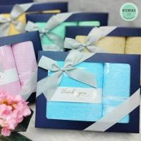 ราคา ผ้าขนหนูcotton100% เซ็ต 2 ชิ้น ซับน้ำดีเยี่ยม ผ้ารับไหว้ ผ้าขนหนูรับไหว้ ของรับไหว้ (9667540696)