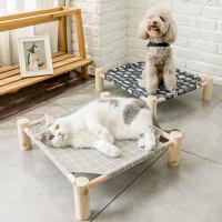 ราคา พร้อมส่ง ที่นอนแมว ขาไม้ เปลแมว ตั้งพื้น 【】 เปลนอนสำหรับสัตว์เลี้ยง เปลนอนสัตว์เลี้ยง 【】ที่นอนสุนัข (15101494126)