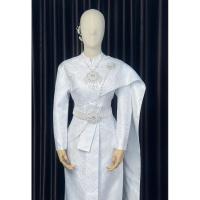 ราคา ชุดไทยศิวาลัย ชุดเจ้าสาว สีขาว ชุดไทย บรมพิมาน ชุดไทยสวยสวย ราคาถูก (28418503260)